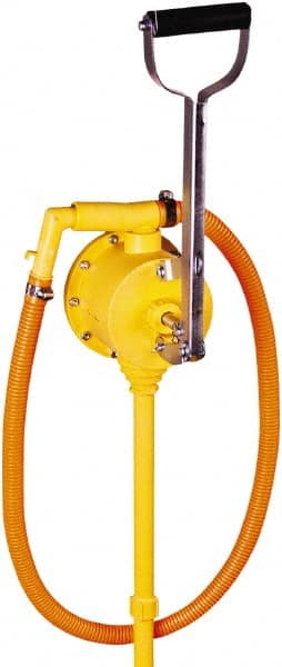 lumax - Corrosive Lubrication 0.10 Gal/Turn Flow Polypropylene Lever Hand Pump - For 15 to 55 Gal Container - Exact Tooling