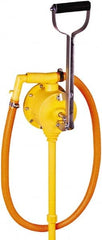 lumax - Corrosive Lubrication 0.10 Gal/Turn Flow Polypropylene Lever Hand Pump - For 15 to 55 Gal Container - Exact Tooling
