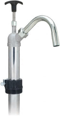 lumax - Oil Lubrication 0.17 Gal/Turn Flow Aluminum & Steel Lever Hand Pump - For 15 to 55 Gal Container - Exact Tooling