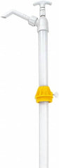 lumax - Oil Lubrication 0.06 Gal/Turn Flow Polypropylene Lever Hand Pump - For 15 to 55 Gal Container - Exact Tooling