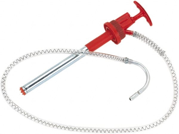lumax - Oil Lubrication 0.02 Gal/Turn Flow Plastic Lever Hand Pump - For 5 Gal Container - Exact Tooling