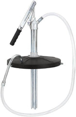 lumax - Oil Lubrication 0.02 Gal/Turn Flow Aluminum & Steel Lever Hand Pump - For 5 Gal Container - Exact Tooling