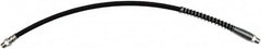 lumax - 18" Long, 7,500 psi Operating Pressure, Thermoplastic Grease Gun Hose - NPT, 20,000 psi Burst Pressure - Exact Tooling