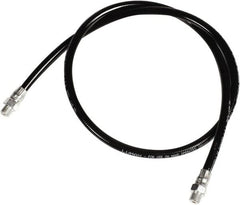 lumax - 36" Long, 4,500 psi Operating Pressure, Thermoplastic Grease Gun Hose - NPT, 12,000 psi Burst Pressure - Exact Tooling