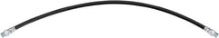 lumax - 18" Long, 4,500 psi Operating Pressure, Thermoplastic Grease Gun Hose - NPT, 12,000 psi Burst Pressure - Exact Tooling