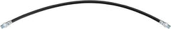 lumax - 12" Long, 4,500 psi Operating Pressure, Thermoplastic Grease Gun Hose - NPT, 12,000 psi Burst Pressure - Exact Tooling
