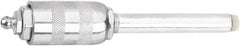 lumax - 4,500 Operating psi, 5-1/2" Long, Steel Push-Type Adapter Grease Gun Seal-Off Dispenser - Exact Tooling