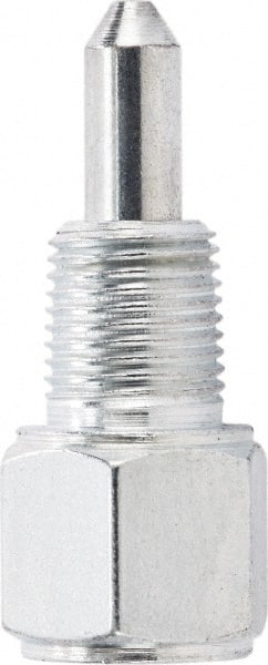 lumax - 4,500 Operating psi, 3/4" Long, Steel Needle Nose Adapter Grease Gun Needle Nozzle - Exact Tooling