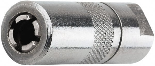 lumax - 4,500 Operating psi, Steel Fixed Grease Gun Coupler - Exact Tooling
