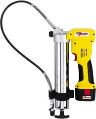 lumax - 7,000 Max psi, Flexible Battery-Operated Grease Gun - 14 oz Capacity, 3-Way Fill - Exact Tooling