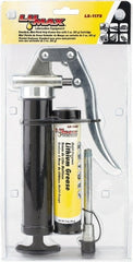 lumax - Rigid Pistol Grease Gun - 3 oz Capacity, 1/8 Thread Outlet, 66 Strokes per oz, Bulk & Cartridge Fill - Exact Tooling