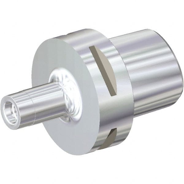 Kennametal - PSC63 Outside Taper, DL25 Inside Modular Connection, PSC to DL Taper Adapter - 2.38" Projection, 0.961" Nose Diam, 3.886" OAL, Through Coolant - Exact Tooling