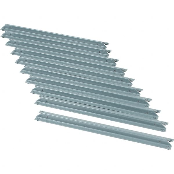 Value Collection - 18" Wide, 26 High, Open Shelving Accessory/Component - 16 Gauge Steel, Powder Coat Finish, Use with Boltless Storage Rack - Exact Tooling