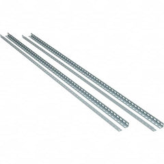 Value Collection - 18" Wide, 84 High, Open Shelving Accessory/Component - 16 Gauge Steel, Powder Coat Finish, Use with Boltless Storage Rack - Exact Tooling