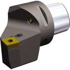 Kennametal - Left Hand Cut, Size PSC50, CN... 190612 & CN..643 Insert Compatiblity, External Modular Turning & Profiling Cutting Unit Head - 27mm Ctr to Cutting Edge, 60mm Head Length, Through Coolant, Series PSC - Exact Tooling