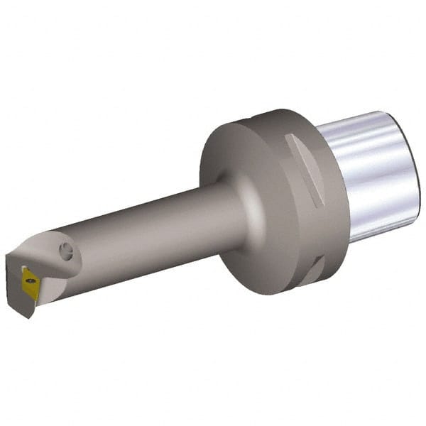 Kennametal - Left Hand Cut, Size PSC63, VB..110304 & VB..221 Insert Compatiblity, Internal Modular Turning & Profiling Cutting Unit Head - 22mm Ctr to Cutting Edge, 140mm Head Length, Through Coolant, Series PSC - Exact Tooling