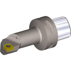 Kennametal - Right Hand Cut, Size PSC63, CC.. 1204.. & CC.. 432 Insert Compatiblity, Internal Modular Turning & Profiling Cutting Unit Head - 27mm Ctr to Cutting Edge, 140mm Head Length, Through Coolant, Series PSC - Exact Tooling