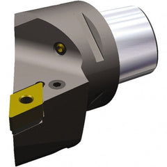 Kennametal - Right Hand Cut, Size PSC50, DN.. 1506.. & DN.. 442 Insert Compatiblity, External Modular Turning & Profiling Cutting Unit Head - 35mm Ctr to Cutting Edge, 60mm Head Length, Through Coolant, Series PSC - Exact Tooling