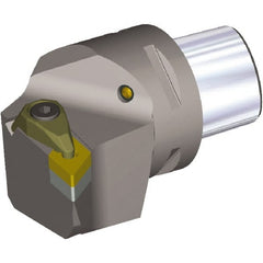 Kennametal - Left Hand Cut, Size PSC63, DN.. 1506.. & DN.. 442 Insert Compatiblity, External Modular Turning & Profiling Cutting Unit Head - 45mm Ctr to Cutting Edge, 65mm Head Length, Through Coolant, Series PSC - Exact Tooling
