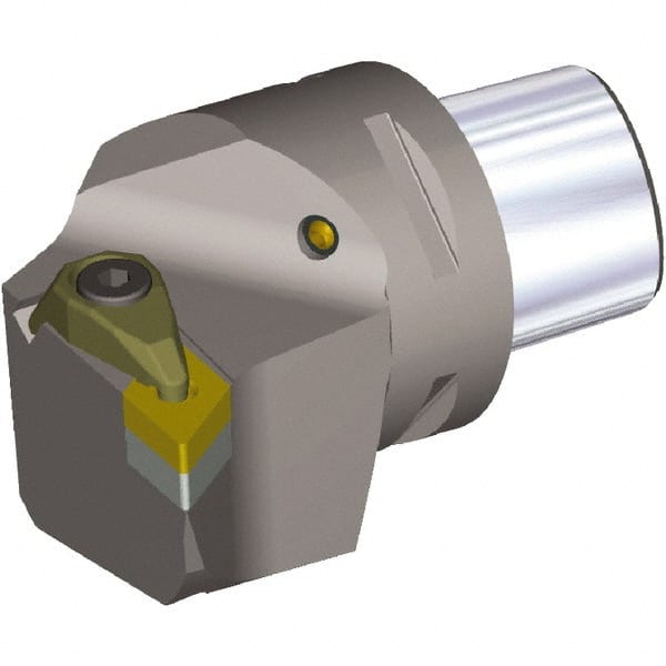 Kennametal - Left Hand Cut, Size PSC63, DN..150408 & DN..432 Insert Compatiblity, External Modular Turning & Profiling Cutting Unit Head - 45mm Ctr to Cutting Edge, 65mm Head Length, Through Coolant, Series PSC - Exact Tooling
