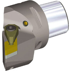 Kennametal - Right Hand Cut, Size PSC63, DN..110408 & DN..332 Insert Compatiblity, External Modular Turning & Profiling Cutting Unit Head - 45mm Ctr to Cutting Edge, 65mm Head Length, Through Coolant, Series PSC - Exact Tooling
