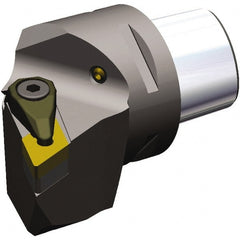Kennametal - Left Hand Cut, Size PSC63, DN.. 1506.. & DN.. 442 Insert Compatiblity, Internal Modular Turning & Profiling Cutting Unit Head - 45mm Ctr to Cutting Edge, 65mm Head Length, Through Coolant, Series PSC - Exact Tooling