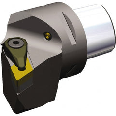 Kennametal - Right Hand Cut, Size PSC63, DN..150408 & DN..432 Insert Compatiblity, External Modular Turning & Profiling Cutting Unit Head - 45mm Ctr to Cutting Edge, 65mm Head Length, Through Coolant, Series PSC - Exact Tooling