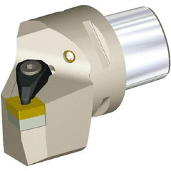 Kennametal - Right Hand Cut, Size PSC63, CN.. 1606.. & CN..543 Insert Compatiblity, External Modular Turning & Profiling Cutting Unit Head - 35mm Ctr to Cutting Edge, 65mm Head Length, Through Coolant, Series PSC - Exact Tooling