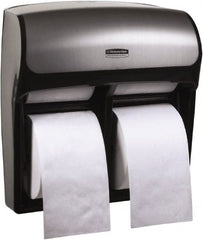 Kimberly-Clark Professional - Standard Four Roll Plastic Toilet Tissue Dispenser - 12-5/16" Wide x 13-9/16" High x 6-7/8" Deep, Gray - Exact Tooling