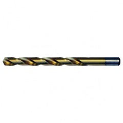 #21 RHS / RHC HSS 135 Degree Split Point Heavy Duty Jobber Drill - TiN - Exact Tooling
