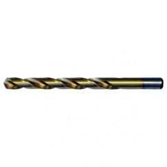 #32 RHS / RHC HSS 135 Degree Split Point Heavy Duty Jobber Drill - TiN - Exact Tooling