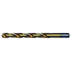 #13 RHS / RHC HSS 135 Degree Split Point Heavy Duty Jobber Drill - TiN - Exact Tooling
