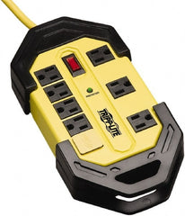 Tripp-Lite - 8 Outlets, 120 VAC15 Amps, 12' Cord, Power Outlet Strip - Floor, Keyhole Mount, 5-15 NEMA Configuration, 1.57" Strip - Exact Tooling