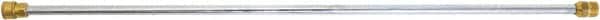 Simpson - 3,400 Max psi Fixed Pressure Washer Lance - 31" Long, Metal, Metric, Female & Male - Exact Tooling