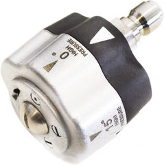 Simpson - 3,600 psi Adjustable, Metal, 5-N-1 Pressure Washer Nozzle - 0.043" Orificie Diam, 1/4" Thread, Male, Gray - Exact Tooling