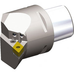 Kennametal - Right Hand Cut, Size PSC63, DN.. 1506.. & DN.. 442 Insert Compatiblity, Internal Modular Turning & Profiling Cutting Unit Head - 45mm Ctr to Cutting Edge, 65mm Head Length, Through Coolant, Series PSC - Exact Tooling
