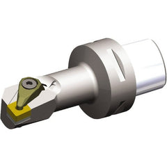 Kennametal - Right Hand Cut, Size PSC63, CN.. 432 & CN... 120408 Insert Compatiblity, Internal Modular Turning & Profiling Cutting Unit Head - 17mm Ctr to Cutting Edge, 100mm Head Length, Through Coolant, Series PSC - Exact Tooling