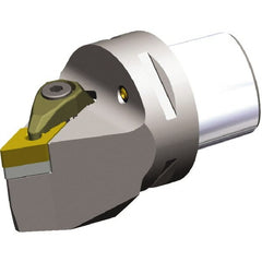 Kennametal - Neutral Cut, Size PSC63, DN.. 1506.. & DN..443 Insert Compatiblity, External Modular Turning & Profiling Cutting Unit Head - 65mm Head Length, Through Coolant, Series PSC - Exact Tooling