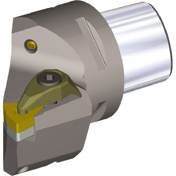 Kennametal - Right Hand Cut, Size PSC63, WN.. 0804.. & WN.. 432 Insert Compatiblity, Internal Modular Turning & Profiling Cutting Unit Head - 45mm Ctr to Cutting Edge, 65mm Head Length, Through Coolant, Series PSC - Exact Tooling