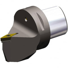 Kennametal - Neutral Cut, Size PSC63, VB.. 1604 & VB.. 332 Insert Compatiblity, External Modular Turning & Profiling Cutting Unit Head - 65mm Head Length, Through Coolant, Series PSC - Exact Tooling