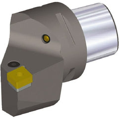 Kennametal - Right Hand Cut, Size PSC63, CN.. 432 & CN... 120408 Insert Compatiblity, Internal Modular Turning & Profiling Cutting Unit Head - 45mm Ctr to Cutting Edge, 65mm Head Length, Through Coolant, Series PSC - Exact Tooling