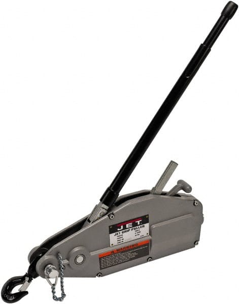 Jet - 3,000 Lb Lifting Capacity, Puller Hoist - Made from Wire Rope - Exact Tooling