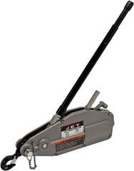 Jet - 3,000 Lb Lifting Capacity, Puller Hoist - Made from Wire Rope - Exact Tooling
