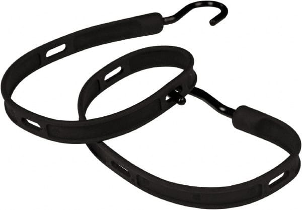 The Better Bungee - Adjustable Bungee Strap with Overmolded Nylon Hook End - 36" OAL, Black - Exact Tooling