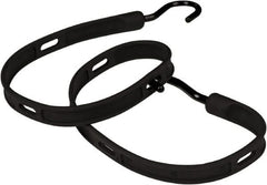 The Better Bungee - Adjustable Bungee Strap with Overmolded Nylon Hook End - 36" OAL, Black - Exact Tooling
