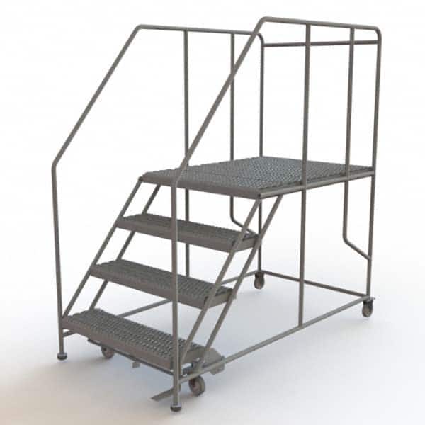TRI-ARC - Rolling & Wall Mounted Ladders & Platforms Type: Rolling Work Platform Style: Steel Work Platform - Exact Tooling