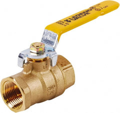 Legend Valve - 3/4" Pipe, Full Port, Brass UL, CSA, FM, NSF Approved Ball Valve - 2 Piece, FIP x FIP Ends, Lever Handle, 600 WOG, 150 WSP - Exact Tooling