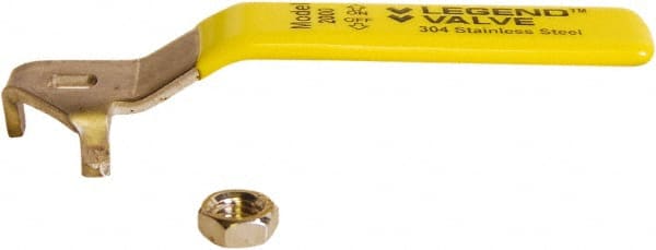 Legend Valve - Ball Valve Lever Handle - For Valves Sizes from 1-1/4" to 1-1/2" - Exact Tooling