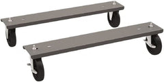 Tennsco - Steel Workbench & Workstation Caster Set - 36" Deep, Use with Tennsco Workbench - Exact Tooling