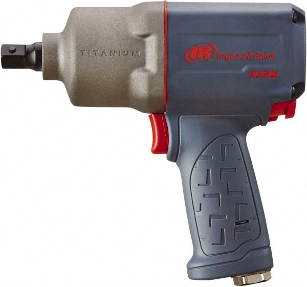 Ingersoll-Rand - 1/2" Drive, 8,500 RPM, 930 Ft/Lb Torque Impact Wrench - Pistol Grip Handle, 1,250 IPM, 6 CFM, 1/4" Inlet - Exact Tooling
